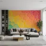Dynamic Abstract Oil Drop Gradient Wall Mural 6