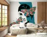 Vibrant Butterfly Portrait Wall Mural 6