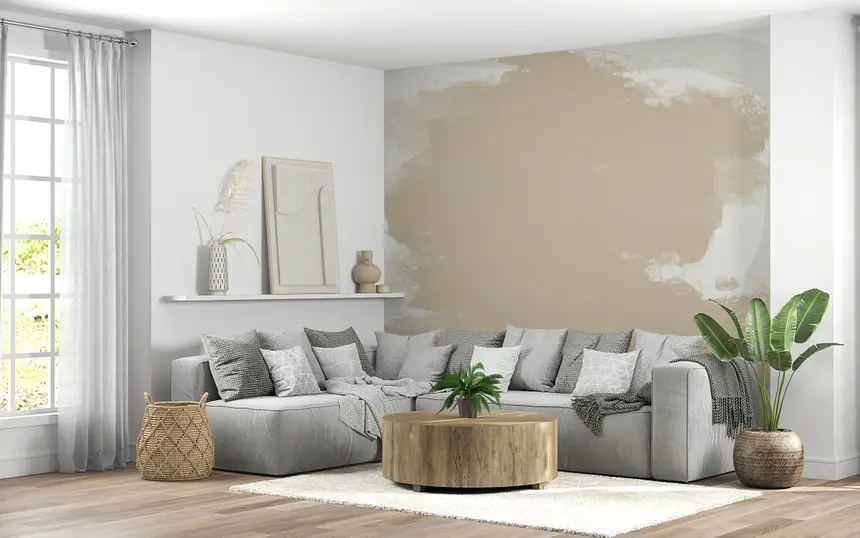Earth Tones Abstract Wall Mural - 2452932