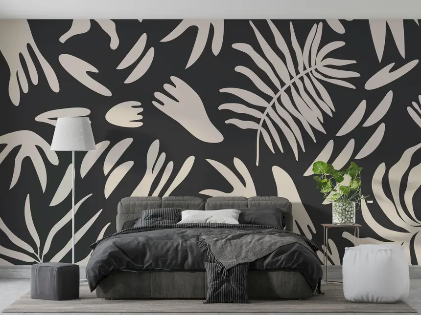 Organic Shapes Wall Mural