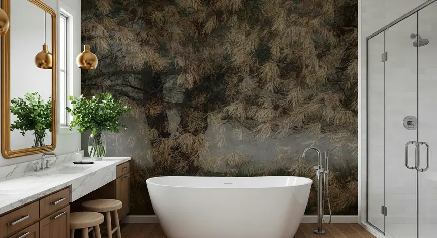 Whispering Pines Wall Mural -1531082