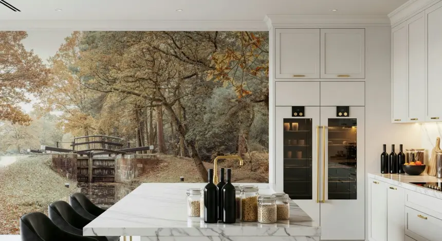 Canal's Embrace Wall Mural