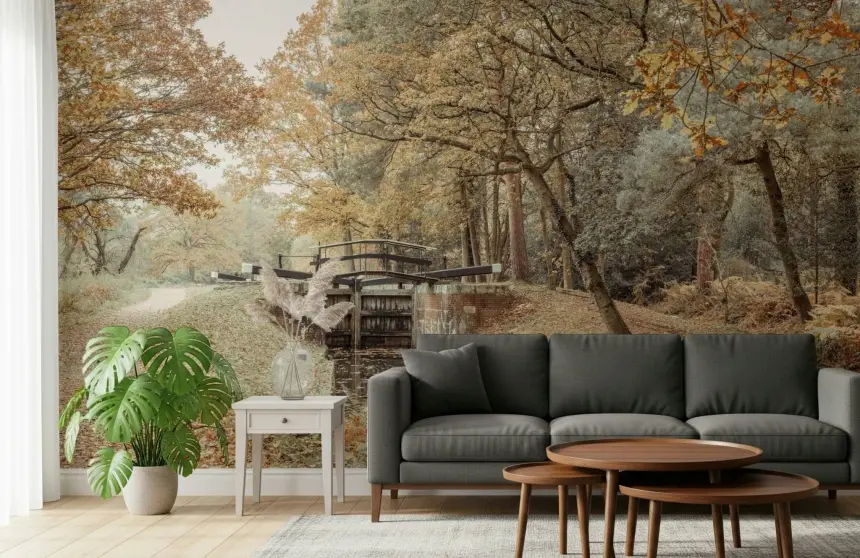 Canal's Embrace Wall Mural