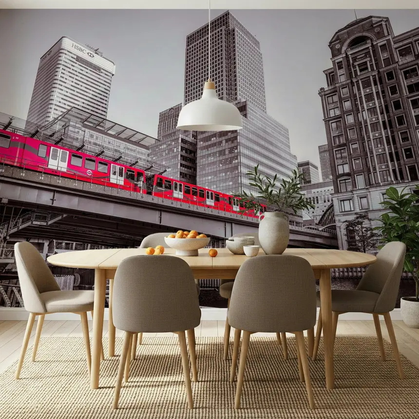 Canary Wharf, London Wall Mural