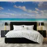 Serene Tropical Beach Ocean View Wall Mural 7
