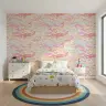 Colorful Wavy Abstract Kids' Room Wallpaper 8
