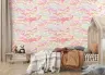 Colorful Wavy Abstract Kids' Room Wallpaper 6