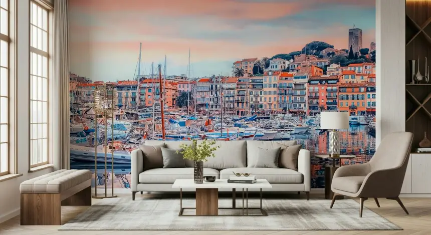 Cannes Vista Wall Mural