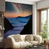 Celestial Mountain Cloudscape Wall Mural 8