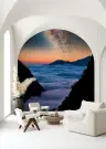 Celestial Mountain Cloudscape Wall Mural 7