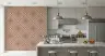Contemporary Brown Geometric Diamond Wallpaper 6
