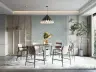 Modern Lavender Green Geometric Pattern Wallpaper 6