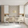 Graceful Symmetrical Botanical Pattern Wallpaper 7