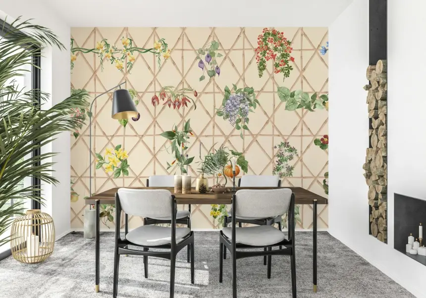 Chinoiserie Garden Wall Mural
