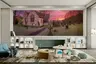 Vibrant Sunset Church and Graveyard Wall Mural 6