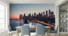 Dusk Manhattan Skyline Brooklyn Bridge Lights Wallpaper 8