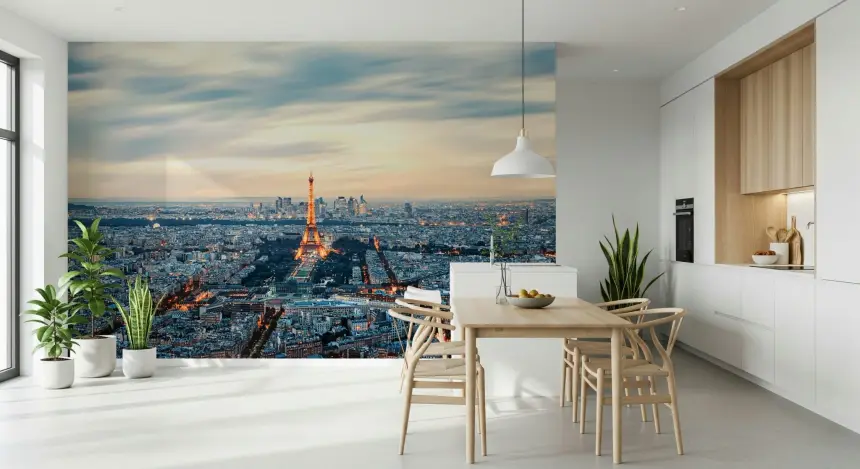 City of Lights Wall Mural