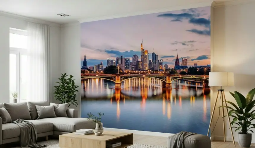 City Reflections Wall Mural