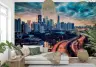 Kuala Lumpur Cityscape Dusk Wall Mural 8