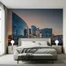 Modern City Lights Skyline Wall Mural 7