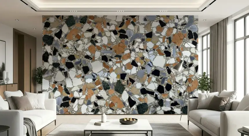Classic Terrazzo Mix Wall Mural