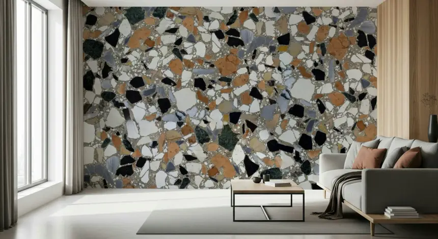 Classic Terrazzo Mix Wall Mural