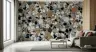 Multi-Color Terrazzo Stone Chip Wall Mural 6