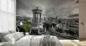Historic Edinburgh Cityscape Monochrome Wall Mural 8