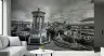 Historic Edinburgh Cityscape Monochrome Wall Mural 6