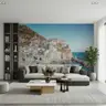 Italian Riviera Coastal Village Wall Mural 8