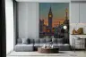 Big Ben London Sunset Scenic Wall Mural 6