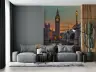 Big Ben London Sunset Scenic Wall Mural 7