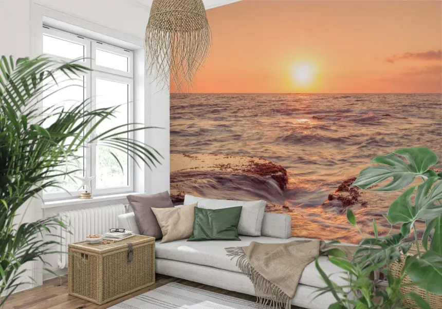 Coastal Dawn Wall Mural