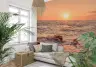 Golden Ocean Sunset Wall Mural 7