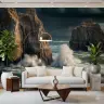 Dramatic Ocean Waves and Sea Stacks Wall Mural 7