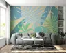 Pastel Tropical Leaf Botanical Wall Mural 6