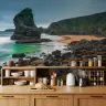 Dramatic Sea Stack Coastal Beach Wall Mural 7