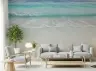 Serene Beach Shoreline Wall Mural 7