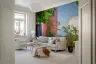 Mediterranean Coastal Village Scenic Wall Mural 7