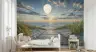 Tranquil Beach Boardwalk Sunset Wall Mural 6