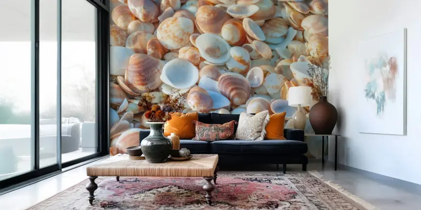 Coastal Shellscape Wall Mural