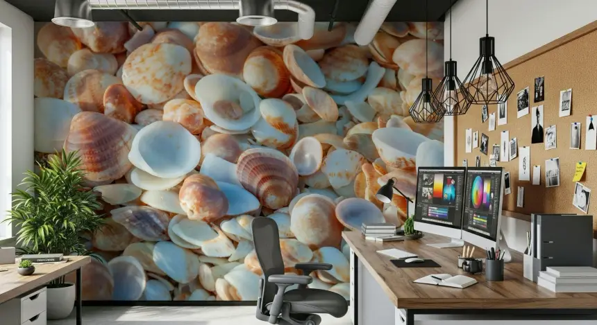 Coastal Shellscape Wall Mural
