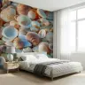 Natural Seashell Beach Wall Mural 6