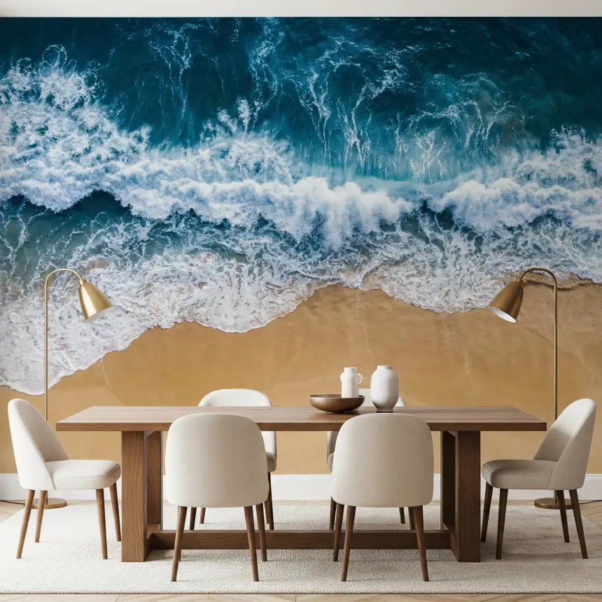 Coastal Surge Wall Mural