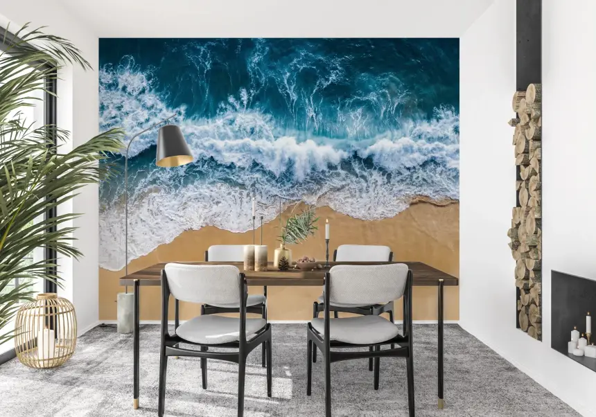 Coastal Surge Wall Mural