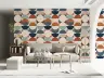 Retro Geometric Colour Block Wallpaper 7
