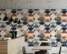 Retro Geometric Colour Block Wallpaper 6