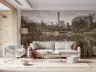 Central Park Lake Reflection Cityscape Wall Mural 7