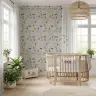 Playful Kitten Assortment Soft Blue Grey Wallpaper 6