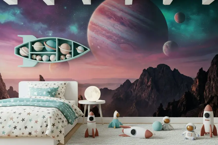 Cosmic Canyon Dreams Wall Mural